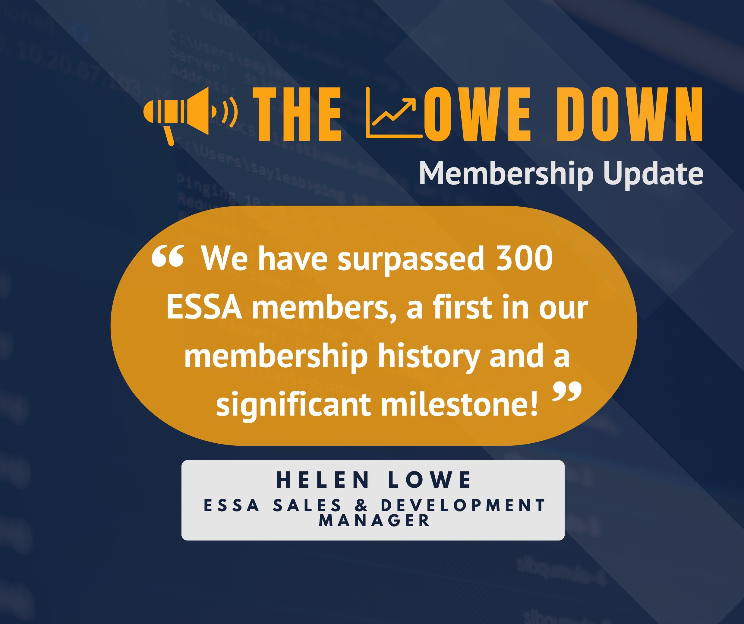 April 24: The Lowe Down Membership Update