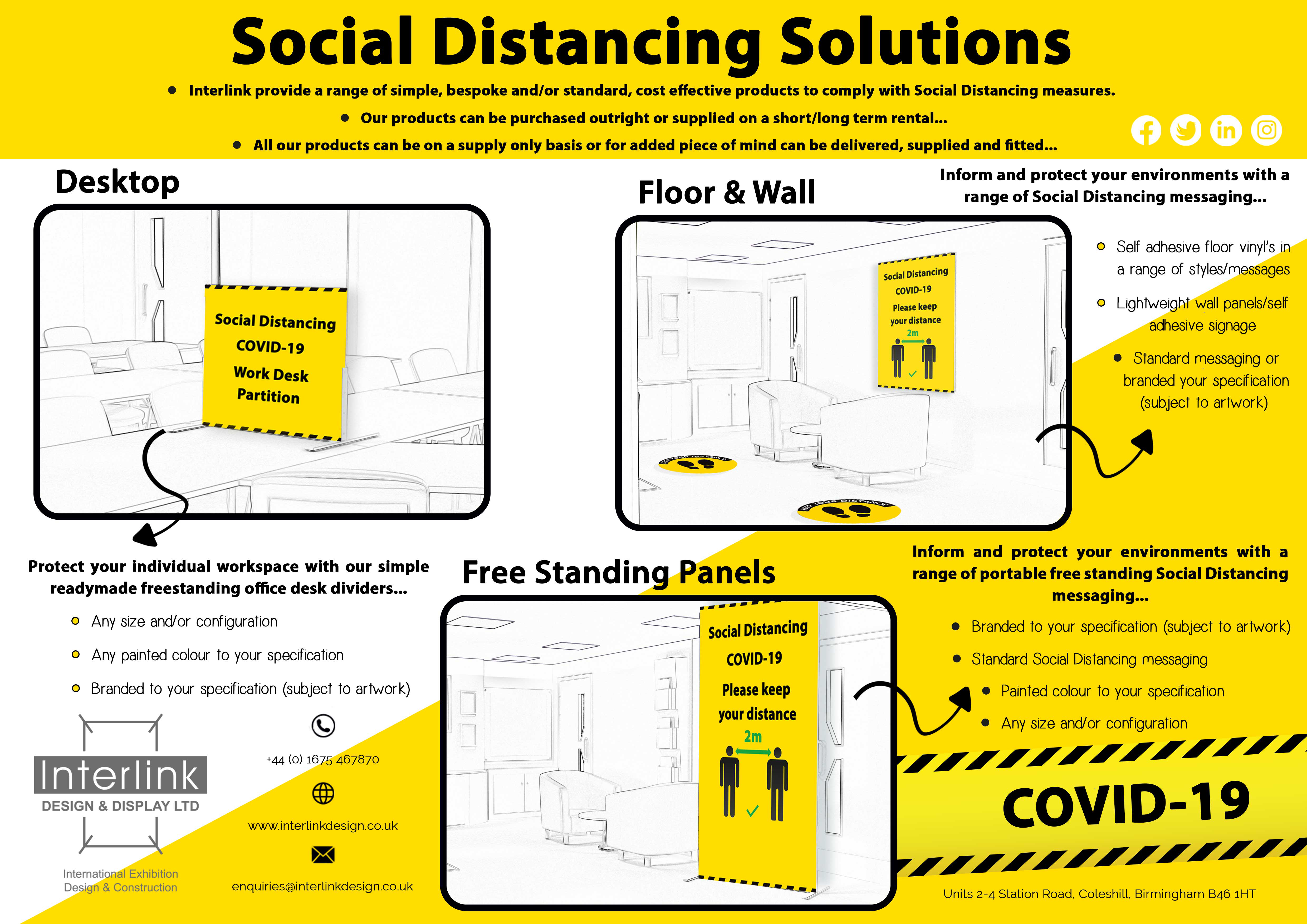 Interlink Social Distancing Solutions