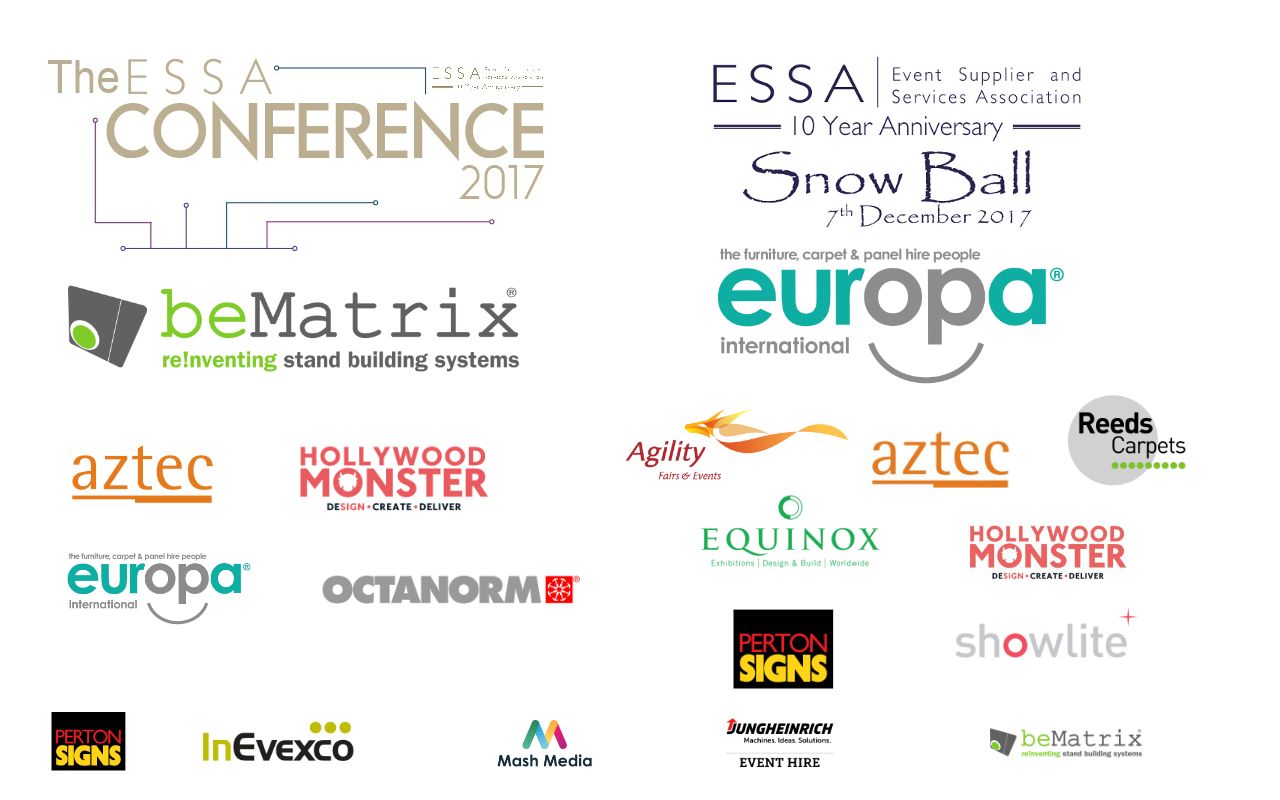 Conference Snow Ball Logos with all sponsors