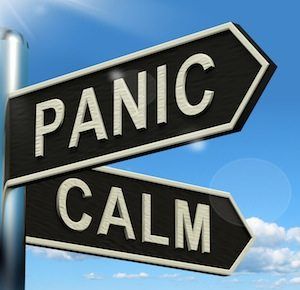 Panic Calm Words