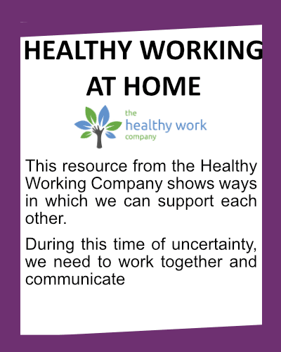 Corona Virus Healthy Working at Home