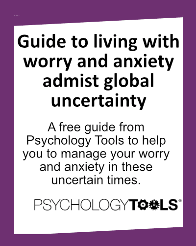 Corona Virus Psychology Tools guide to manage worry and anxiety