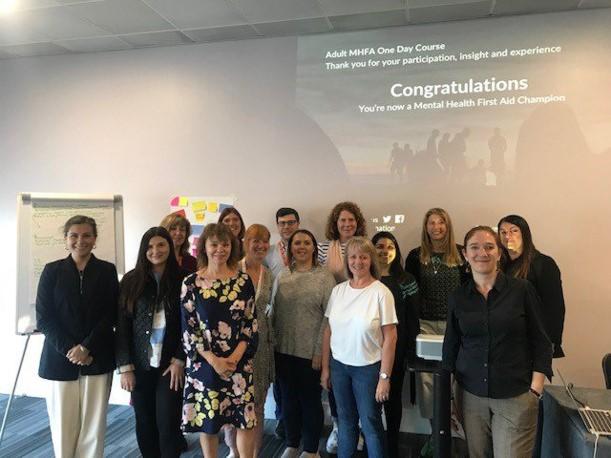 HR group MHFA england champions