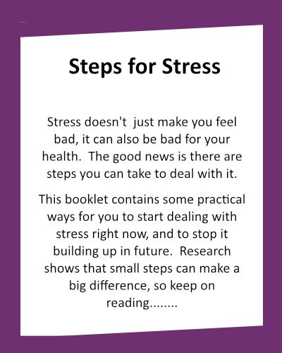SUPORTING YOU WELLBEING RESOURCES Steps for Stress